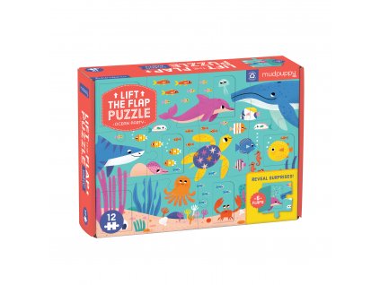 Puzzle - Lift-the-flap - Oceán (12 ks)