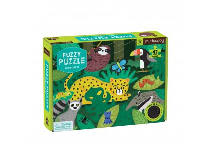 Fuzzy Puzzle - Dažďový prales (42 dielikov)