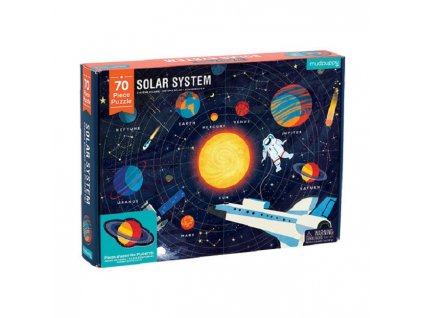Geography Puzzle - Sluneční soustava (70 ks)