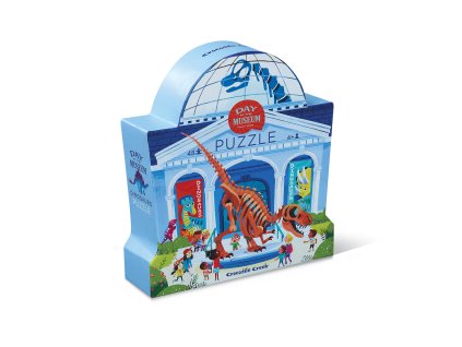 Puzzle - Den v muzeu - Dinosauři (48 ks)