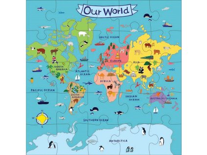 Jumbo Puzzle/Our World (25 pcs)