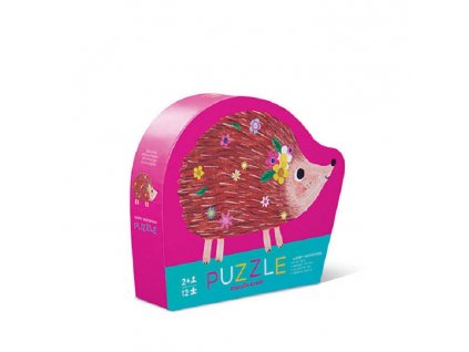 Mini puzzle - Ježek ( 12 ks)