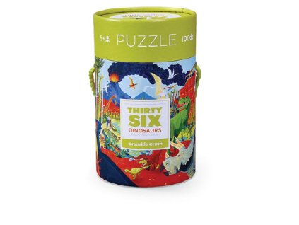 Puzzle tubus - 36 Dinosaurů (100 ks)