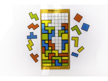 Magnetické parkety – čtvercová síť 8x16 (menší)