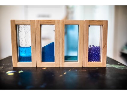 Sada s velkým S - Sensory Blocks + Mirror Blocks set 16 ks