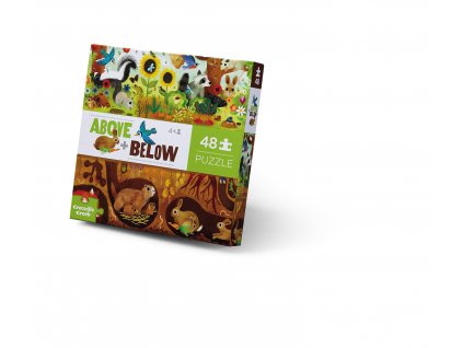 Puzzle Nahoře a dole - Dvorek (48 ks)