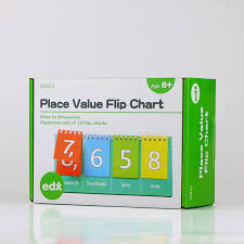 EDX Education Place Value Flip Chart-Student Size-Thousand 10ks