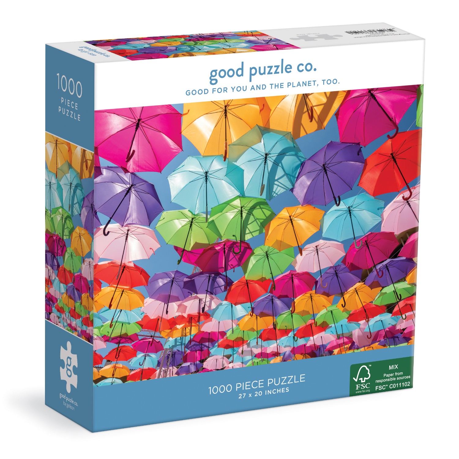 Levně GPC Puzzle Duhový deštník (1000 dílků)