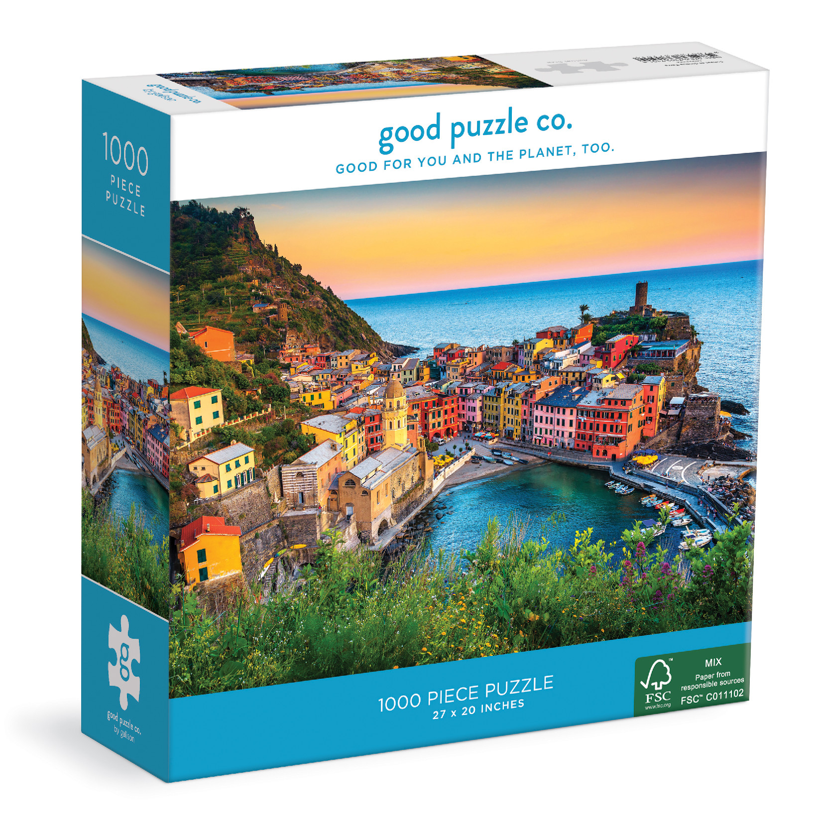 Levně GPC Puzzle Západ slunce v Cinque Terre (1000 dílků)