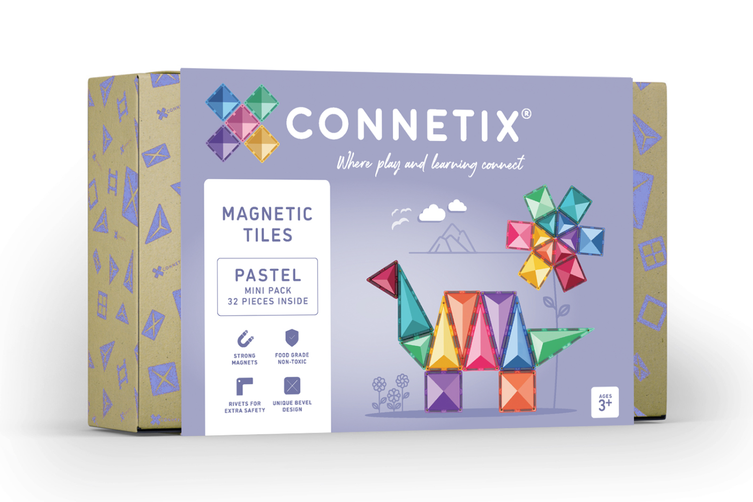 Connetix - Pastel Mini Pack (32 ks)