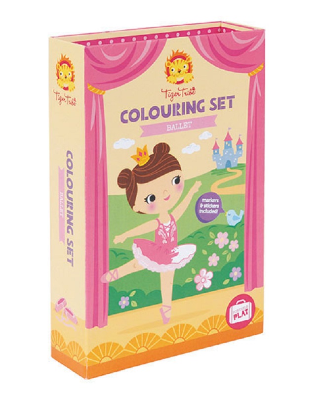 Tiger Tribe Colouring Set - Ballet