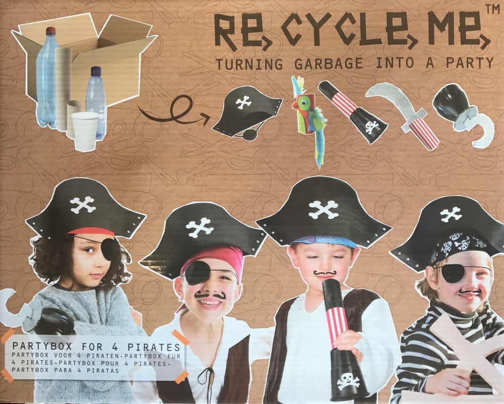 Fun2Give Re-cycle-me - Party box Piráti