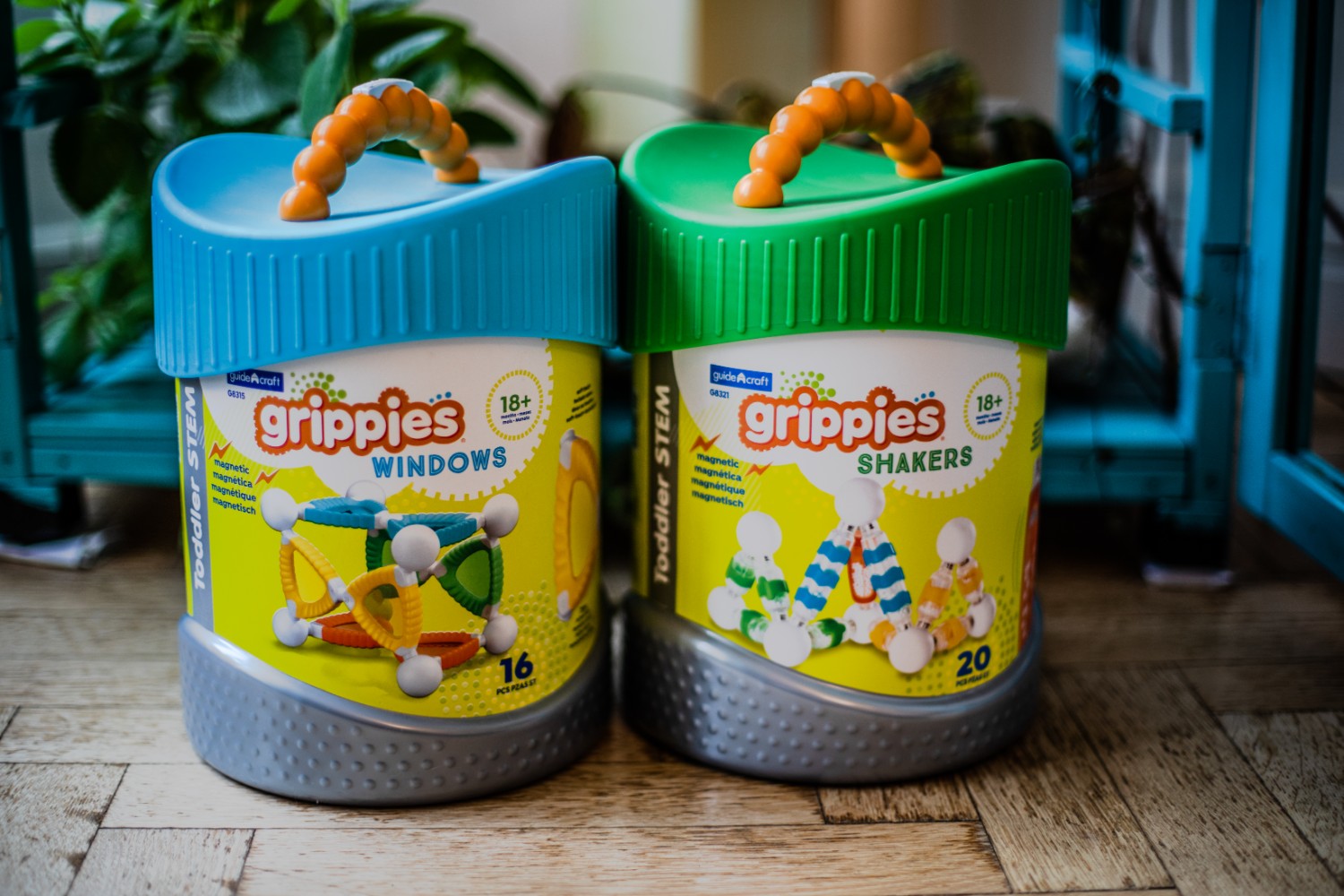 GuideCraft Magnetická stavebnice - Grippies Windows (16ks) (obrázek 8)