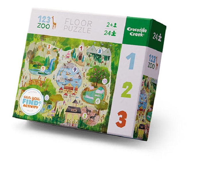 Levně Crocodile Creek Puzzle - Hledej v ZOO (24 ks)