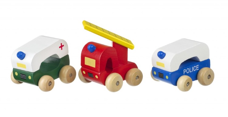 Levně Orange Tree Toys Moje první - Záchranná auta (3ks)