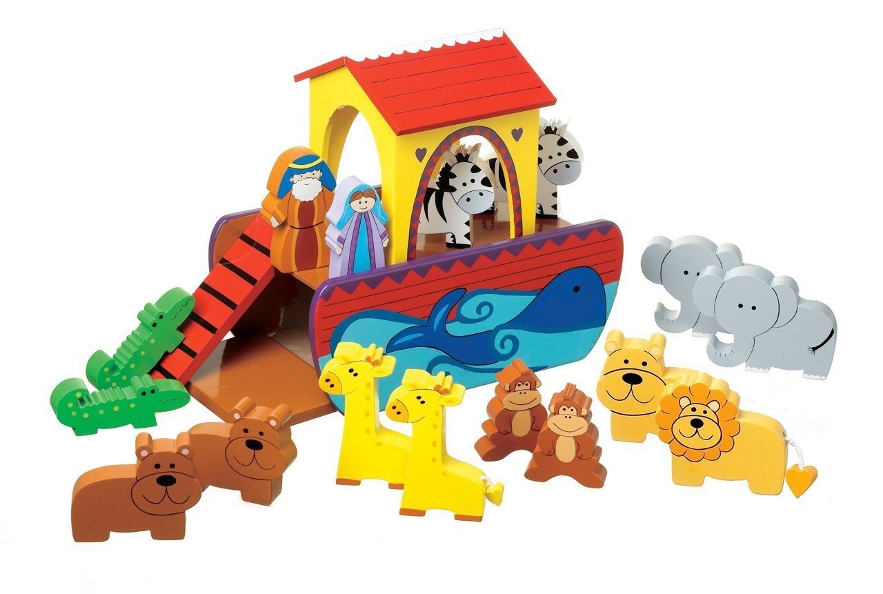 Levně Orange Tree Toys Dřevěný hrací set - Noemova Archa