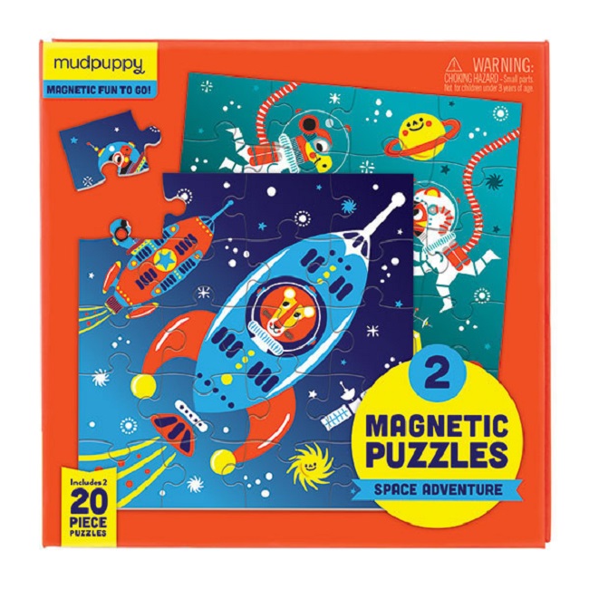 Mudpuppy Magnetické puzzle - Vesmír (2x20 dílků)