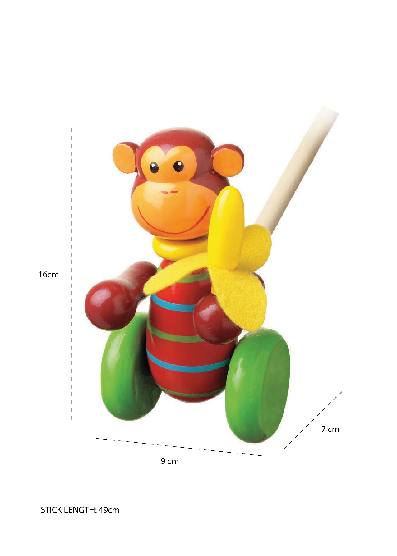Orange Tree Toys Chodící opice (obrázek 3)