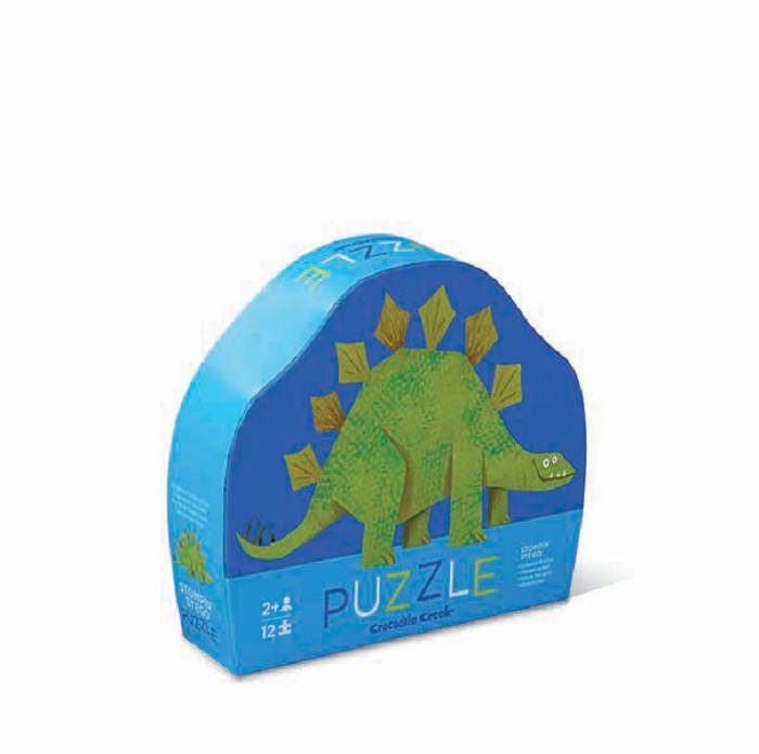 Crocodile Creek Mini puzzle - Stegosaurus (12 dílků)