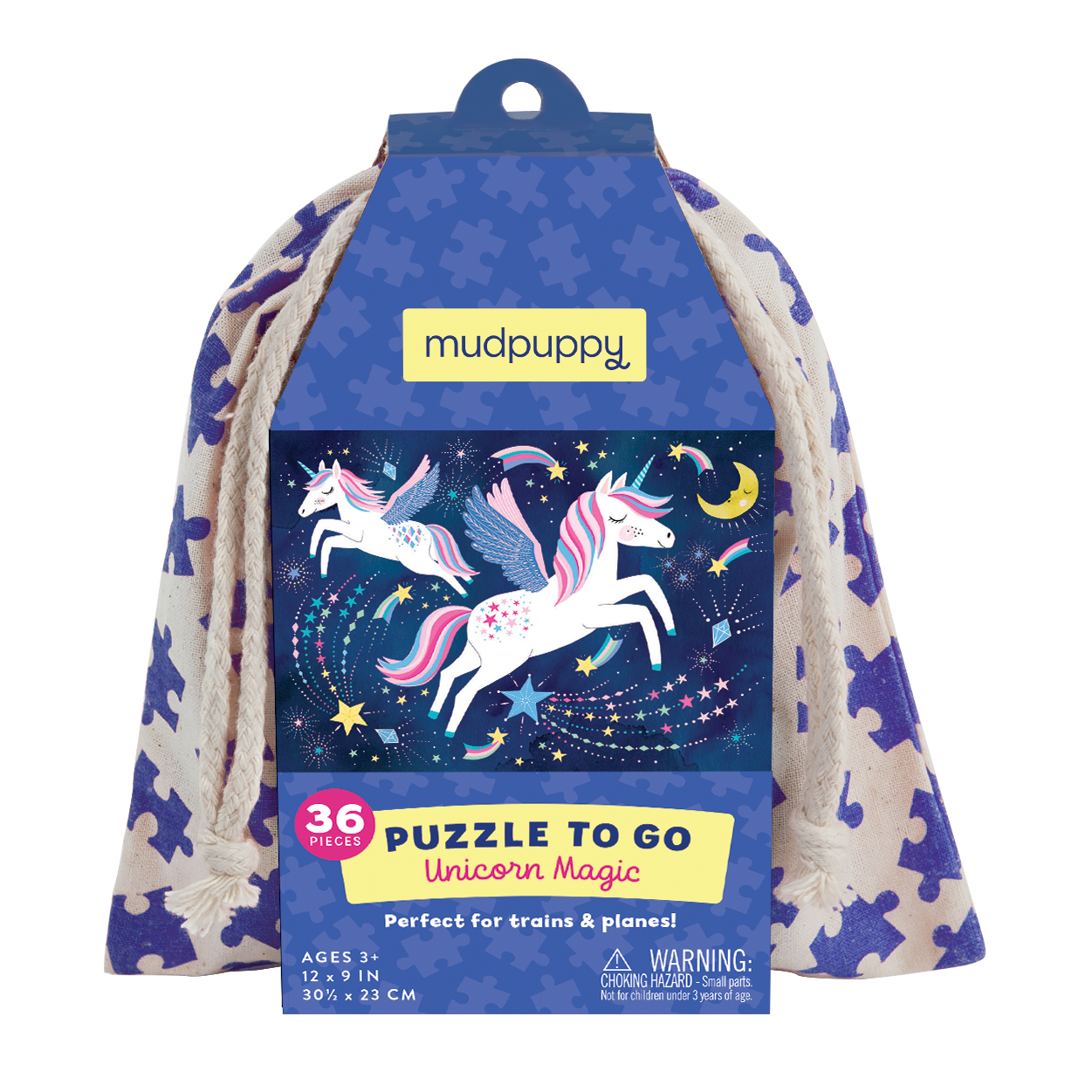 Mudpuppy Puzzle na cesty - Kouzlo jednorožce (36 dílků)