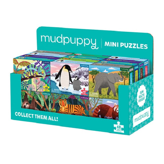 Mudpuppy Puzzle mini - Tříprstý lenochod (48 dílků) (obrázek 4)