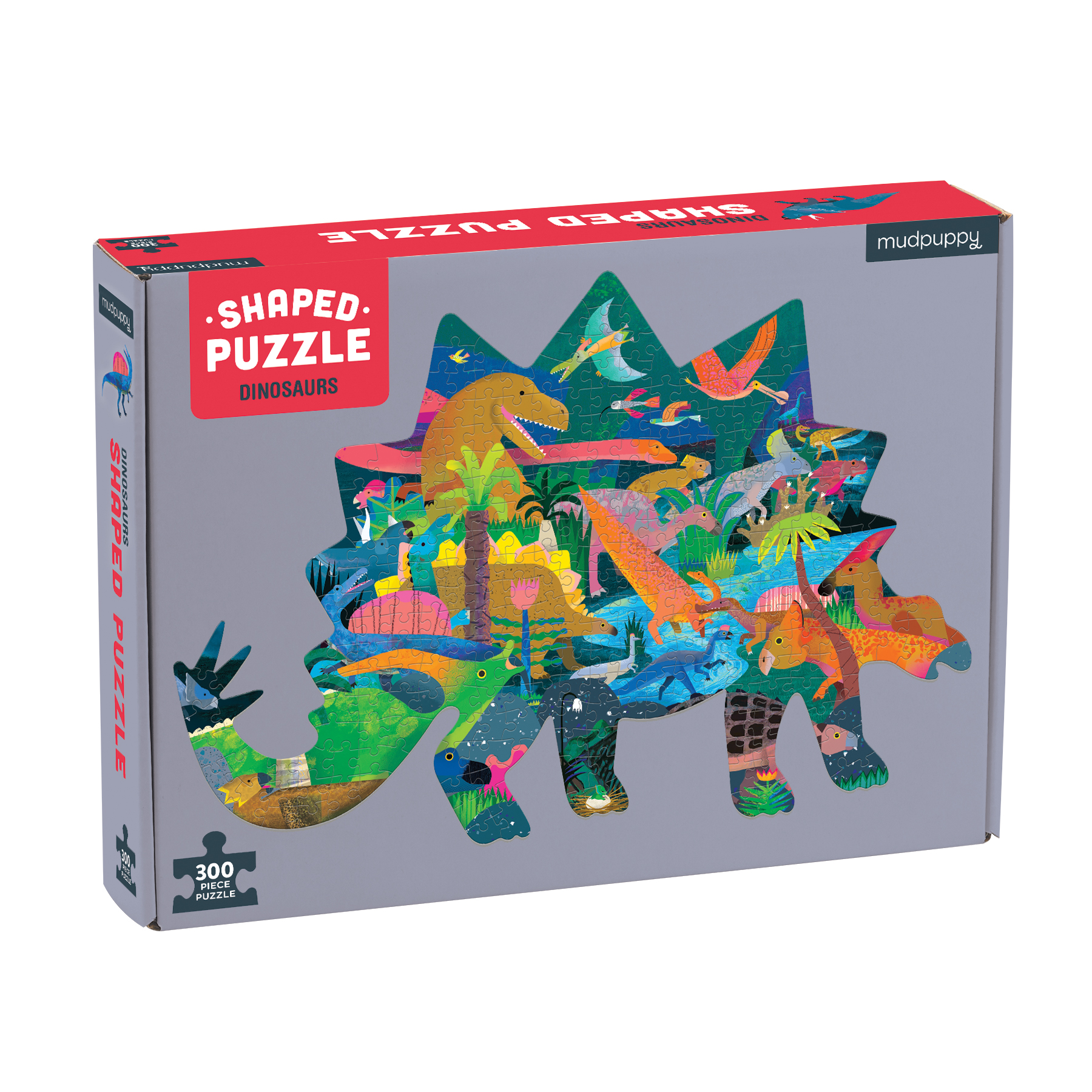 Mudpuppy Tvarované puzzle - Dinosauři (300 ks)