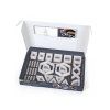 Magnetická stavebnice - PowerClix Frames Clear set (74ks)