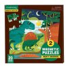 Magnetické puzzle - Dinosaurus  (2x20 dielikov)