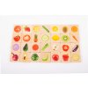 Dřevěné pexeso - Ovoce a zelenina (28 ks)