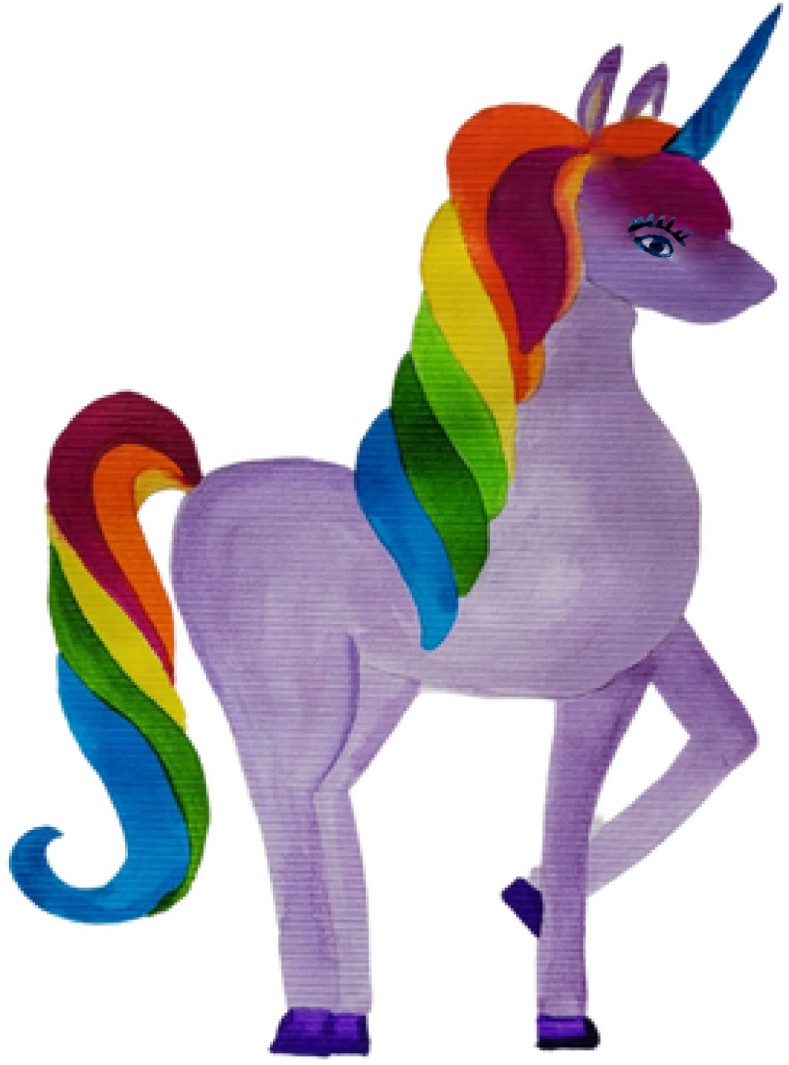 Jednorožec duhový Unicornis curiosa activis