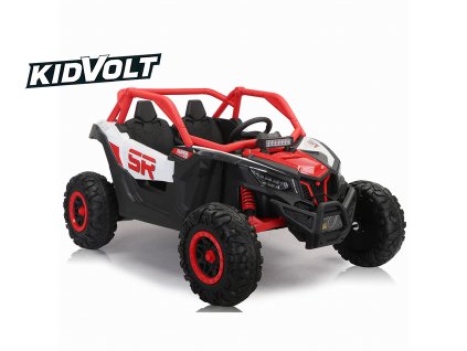 9127 5 detska elektricka buggy super 66 4x75w cervena