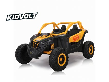 9115 7 detska elektricka buggy super 66 4x75w zluta
