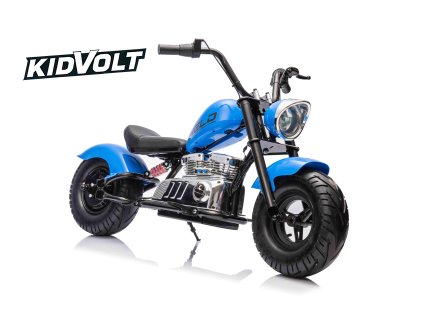 9196 2 detska elektricka motorka chopper warrior 350w modra