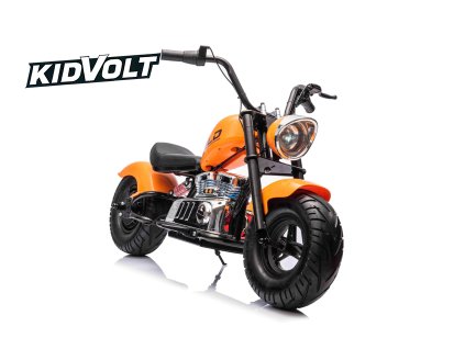 9190 3 detska elektricka motorka chopper warrior 350w oranzova