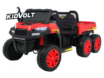 6668 detske elektricke auto farmer truck 4x35w cervena