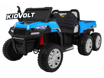 6671 detske elektricke auto farmer truck 4x35w modra
