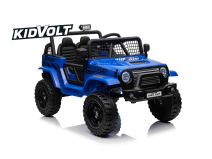 9049 7 detske elektricke terenni auticko off road 4x4 4x35w modra