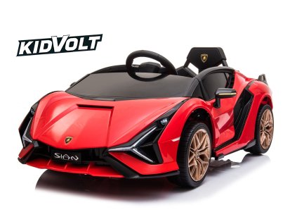 8486 3 detske sportovni auticko lamborghini sian cervena
