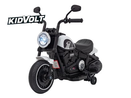 8459 2 detsky elektricky chopper motorka faster bila