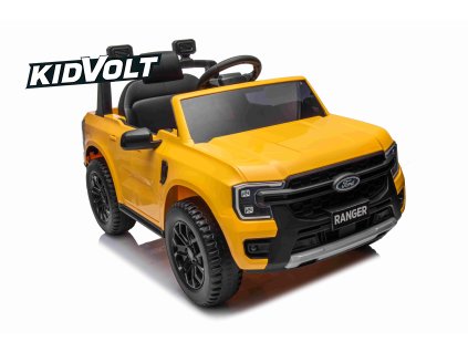 8722 12 detsky elektricky off road ford ranger lift 2x35w zluta