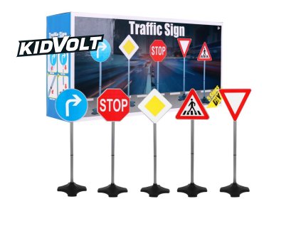 7943 dopravni znacky set 5 kusu 80cm