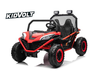 9013 6 elektricka buggy faster 4x4 24v cervena
