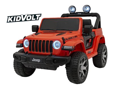 8342 elektricke auto pro deti jeep wrangler rubicon oranzova
