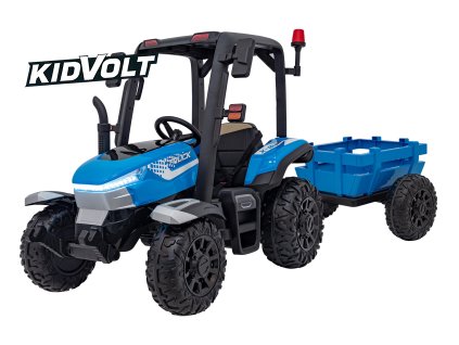 8827 elektricky traktor s valnikem pro deti blast 206 2x200w modra