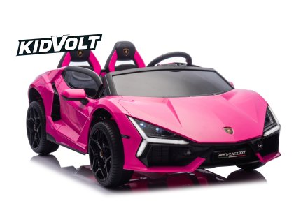 9757 1 detske elektricke lamborghini revuelto xl eva kola ruzova
