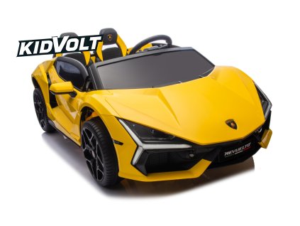 9760 6 detske elektricke lamborghini revuelto xl eva kola zluta