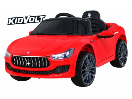 6917 maserati ghibli detske elektricke auto 7ah cervena