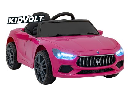 8683 maserati ghibli detske elektricke auto ruzova