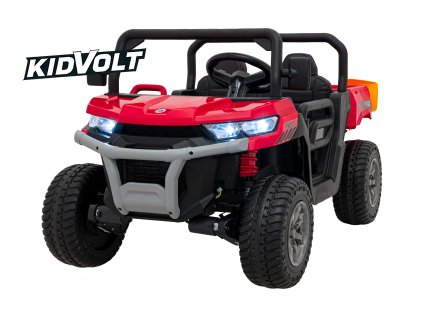 425 2 elektricke auto buggy farmer truck cervena