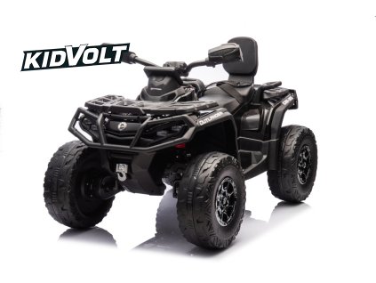 9382 detska ctyrkolka can am outlander 180w s dalkovym ovladacem cerna